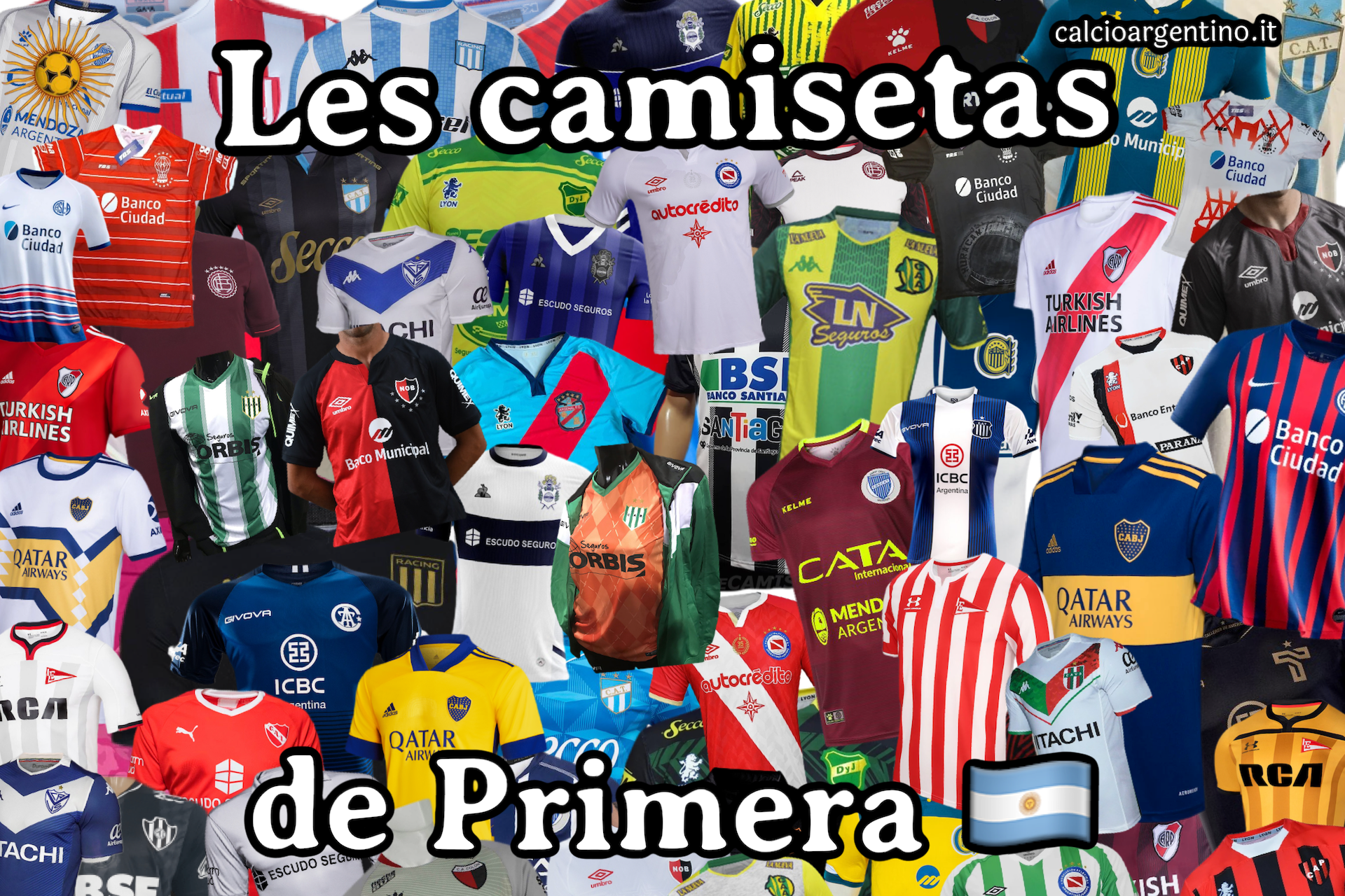 Le camisetas de Primera argentina 2020