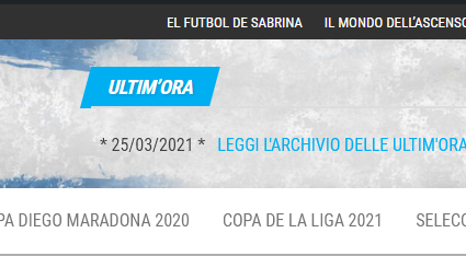 Il futbol argentino di Marzo 2021