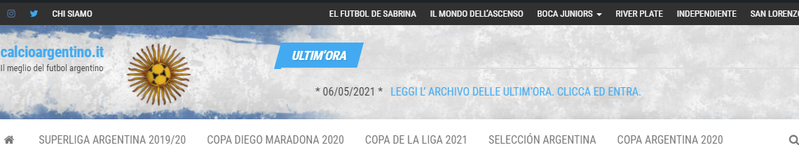 Il futbol argentino di Aprile 2021